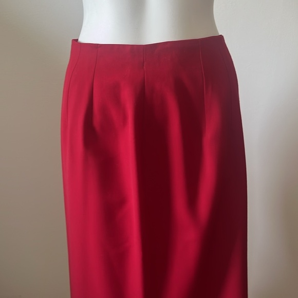 Classiques Wool Elegant Red Women's Skirt Size 14 New With Tag - Picture 2 of 7